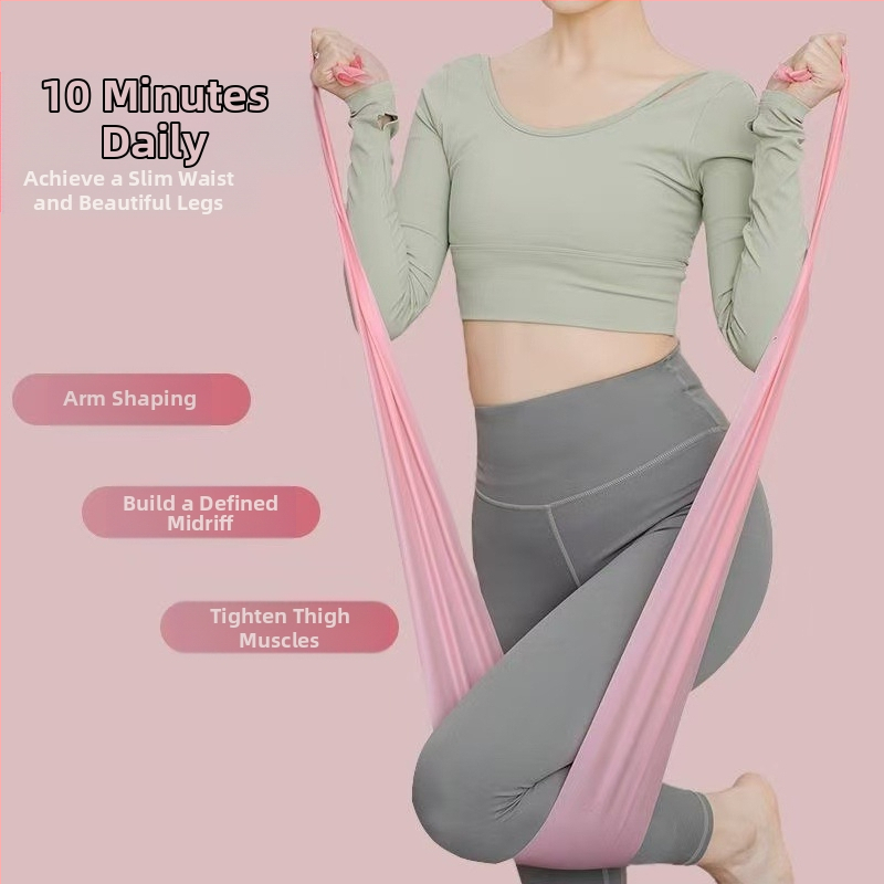 Фабричен склад Tpe опъващ колан, опъващ лист, йога разтегателен колан, тренировка, разтегателен колан за съпротивление, фитнес оборудване на едро