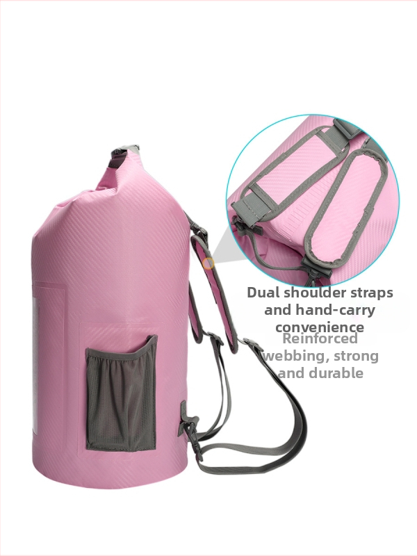 Водоустойчива чанта от въглеродни влакна, преносима чанта с кофа, водоустойчива чанта, плажна чанта за плуване, раница за открито