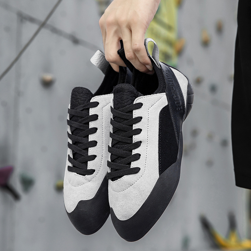 Tehase laos meeste ja naiste professionaalsed ronimisjalatsid, võistlustreeninguks mõeldud libisemiskindlad kulumiskindlad kerged hingavad ronimisjalatsid