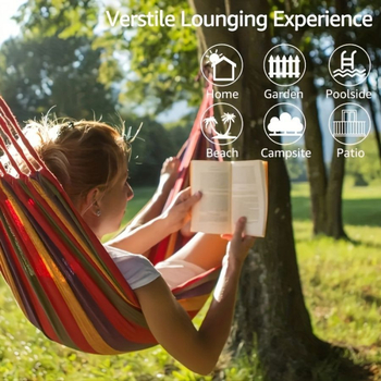 Αιώρα Εξωτερικού Χώρου Εξοπλισμός Ταξιδιού Casual Καμβάς Εσωτερικού Χώρου Casual Μονή Αιώρα