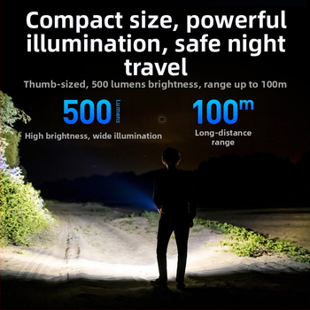 „Philips“ raktų pakabuko šviesa, stipri šviesa, įkraunamas žibintuvėlis, lauko studentams, daugiafunkcis nešiojamas mini darbo žibintuvėlis