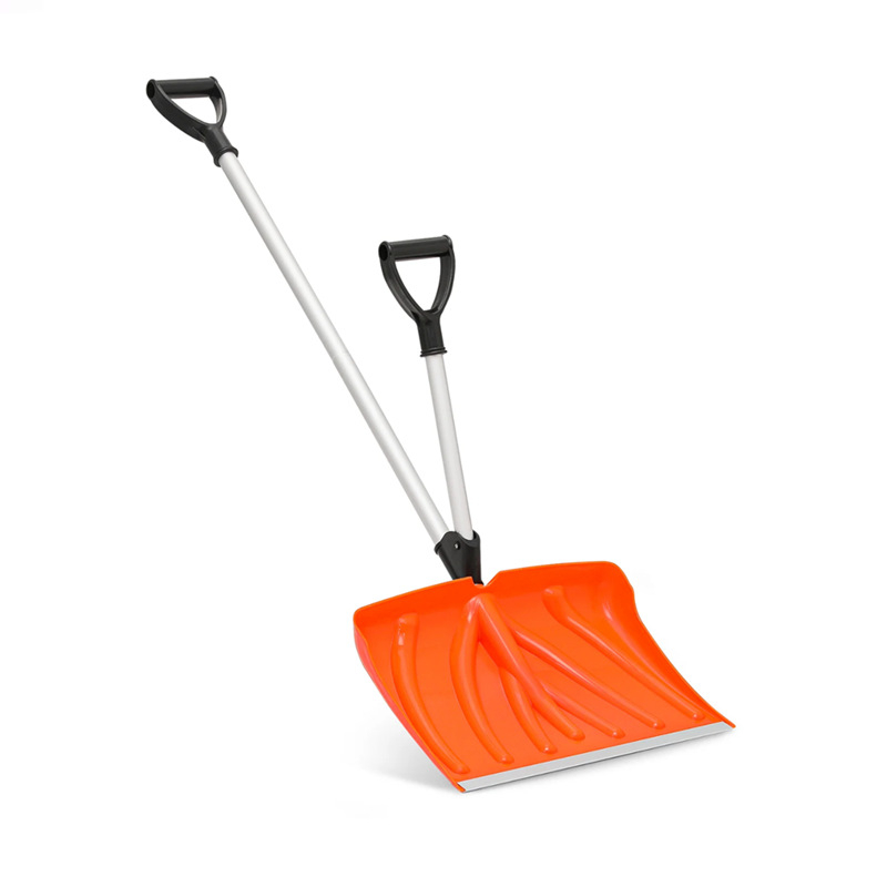 Gamyklinė didmeninė prekyba 2 viename dvigubos rankenos darbo taupymo 18 colių sniego kastuvu sniego kastuvu sniego kastuvu sniego valymo įrankiu grūdų kastuvu