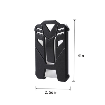 Διασυνοριακή ασπίδα πολλαπλών λειτουργιών από χαλύβδινο συρματόσχοινο, αναδιπλούμενη εύκολη έλξη με πόρπη, σήμα, σήμα, καρούλι, κοστούμι με μανίκι κάρτας σε απόθεμα