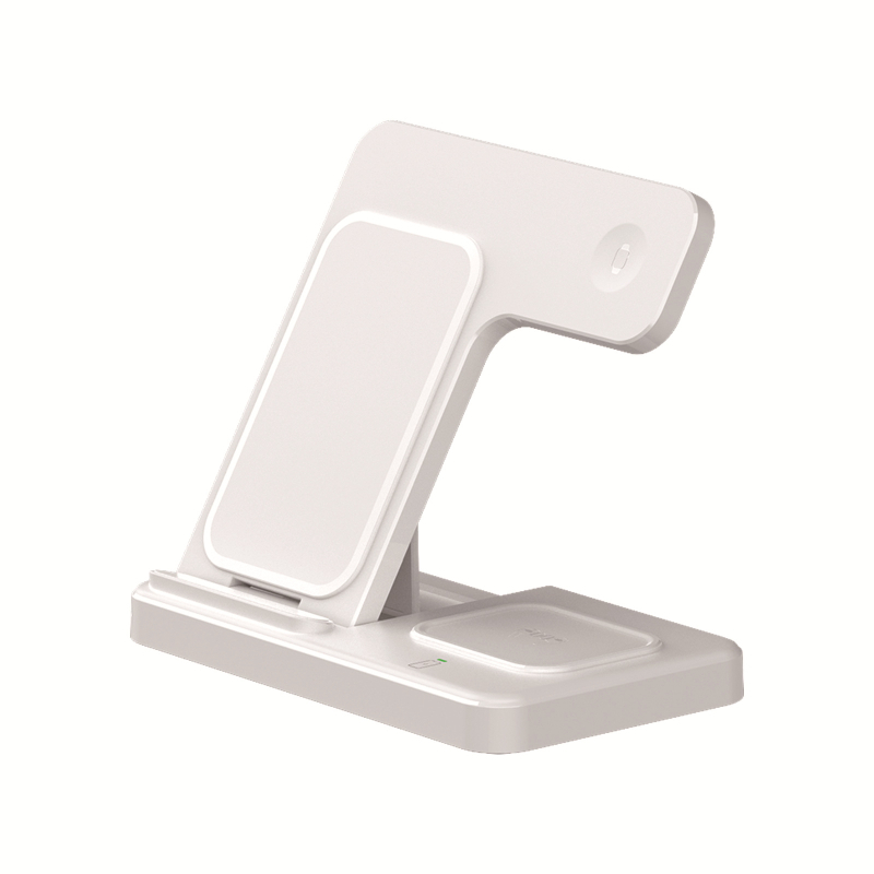 Uus juhtmevaba laadija 15W kiirlaadimine Apple`i mobiiltelefonide kellade peakomplekti kolm-ühes juhtmevaba laadija tootjatele