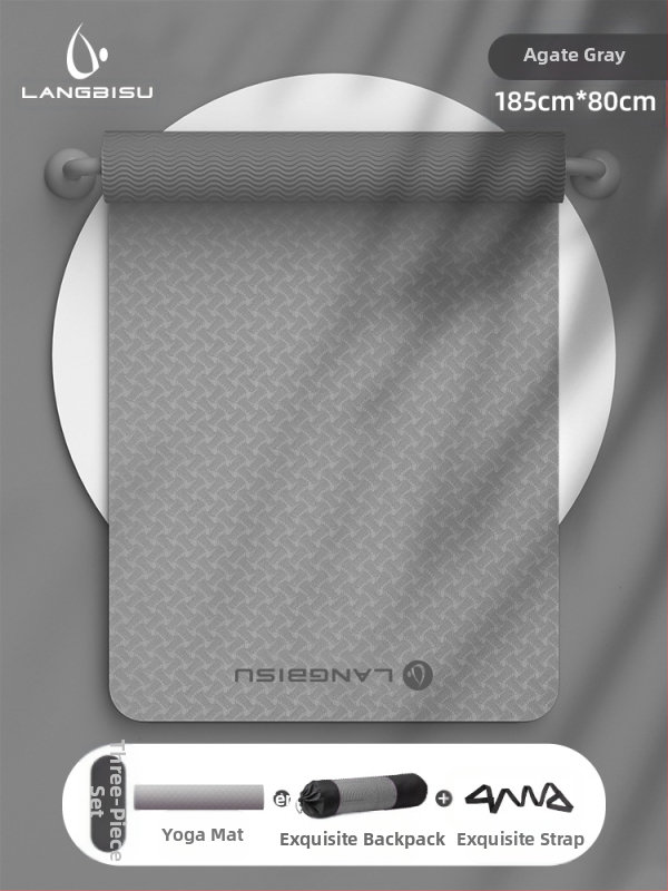 Jógaszőnyeg Fitness Mat Extra Nagy Extra Széles Extra Vastag TPE Csúszásgátló Lengéscsillapító Csendes Jógaszőnyeg Nőknek