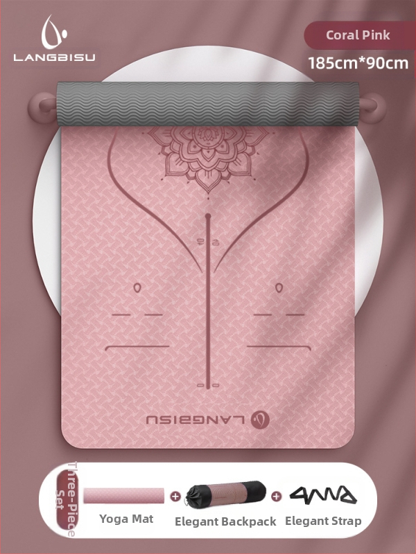 Jógaszőnyeg Fitness Mat Extra Nagy Extra Széles Extra Vastag TPE Csúszásgátló Lengéscsillapító Csendes Jógaszőnyeg Nőknek