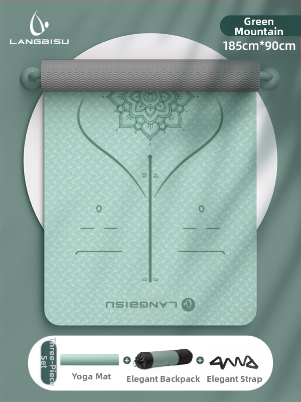 Jógaszőnyeg Fitness Mat Extra Nagy Extra Széles Extra Vastag TPE Csúszásgátló Lengéscsillapító Csendes Jógaszőnyeg Nőknek