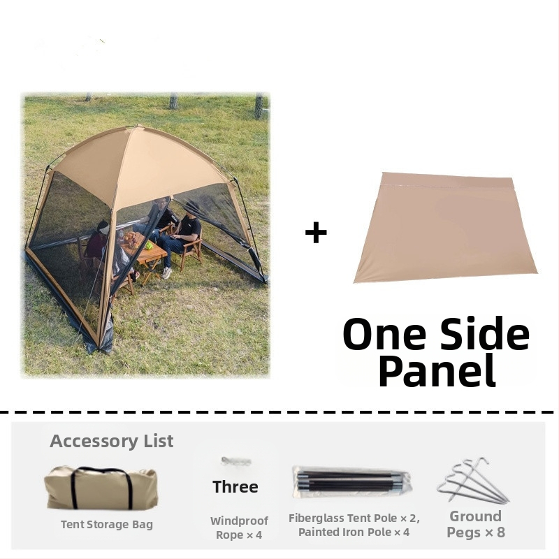 Kültéri kemping napernyő sátor strand kemping főzés grill háló szélálló és esőálló gyári pergola vízálló