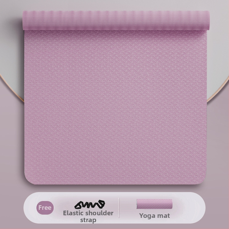 Zhenle jógaszőnyeg, környezetbarát, csúszásmentes, ütéscsillapító, csendes, speciális fitneszszőnyeg, kiszélesített és vastagított otthoni aerobik táncszőnyeg