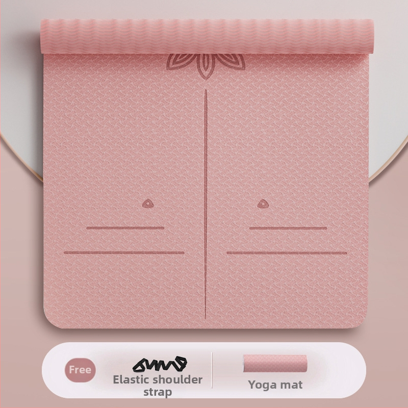 Zhenle jógaszőnyeg, környezetbarát, csúszásmentes, ütéscsillapító, csendes, speciális fitneszszőnyeg, kiszélesített és vastagított otthoni aerobik táncszőnyeg