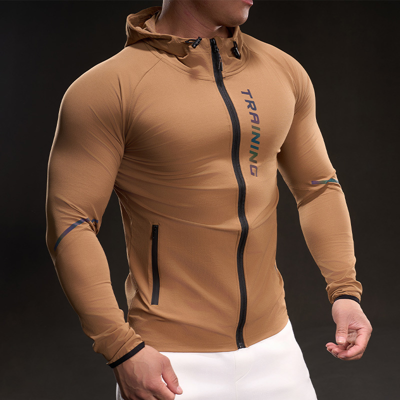 8585 Bullying Muscle Style 2025 Új, gyorsan száradó, jégselyemes, hosszú ujjú póló, férfi szabadidős sportokhoz, rugalmas fitneszhez, kültéri használatra