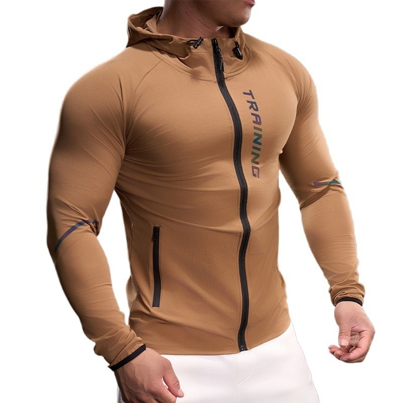 8585 Bullying Muscle Style 2025 Új, gyorsan száradó, jégselyemes, hosszú ujjú póló, férfi szabadidős sportokhoz, rugalmas fitneszhez, kültéri használatra