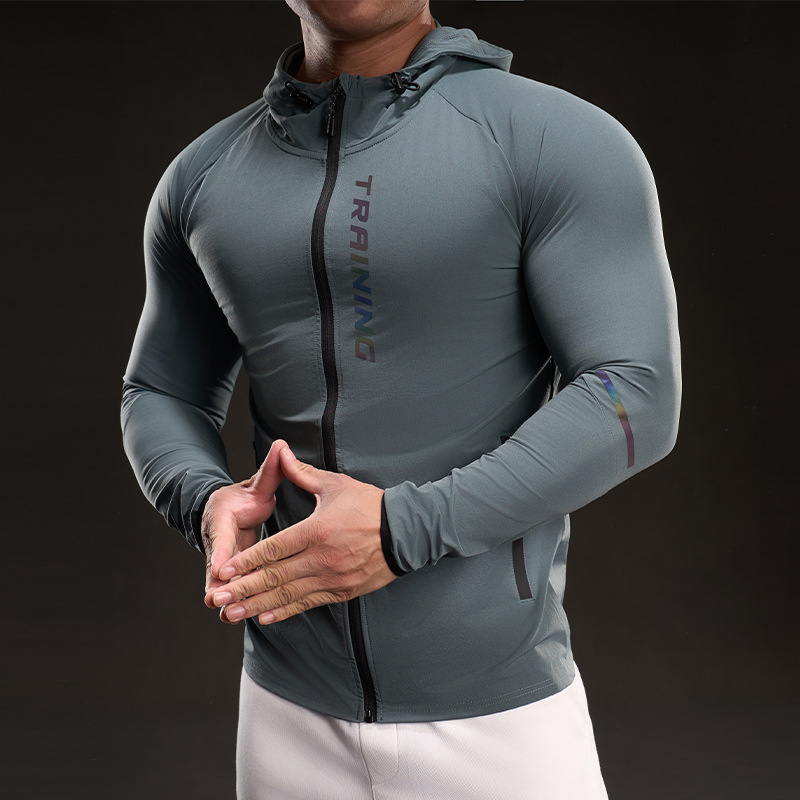 8585 Bullying Muscle Style 2025 Új, gyorsan száradó, jégselyemes, hosszú ujjú póló, férfi szabadidős sportokhoz, rugalmas fitneszhez, kültéri használatra