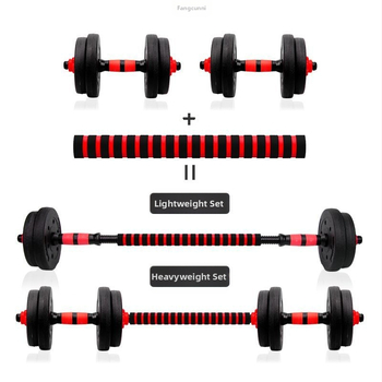 Hantelių strypas universalus, pora rankenų, prailginta 35/40/51CM, veržlės jungtis, hantelių priedai 2,5 cm, didmeninė prekyba