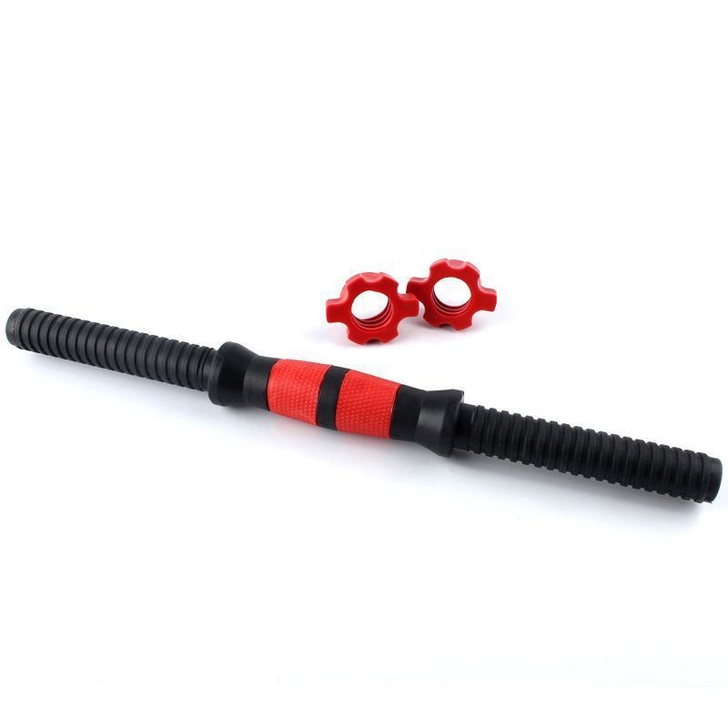 Hantelių strypas universalus, pora rankenų, prailginta 35/40/51CM, veržlės jungtis, hantelių priedai 2,5 cm, didmeninė prekyba