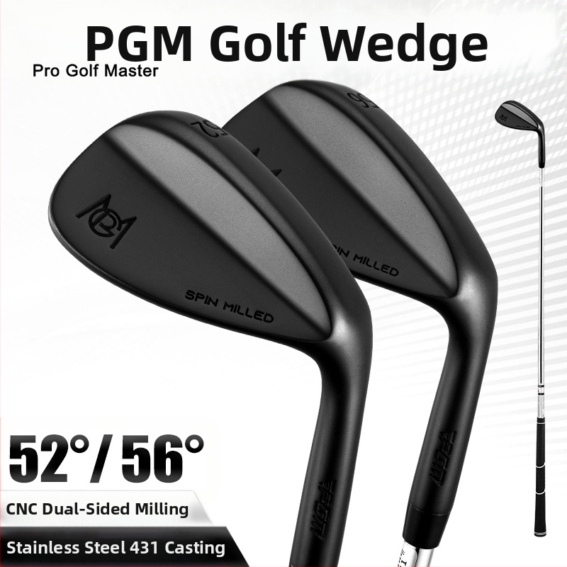 PGM golfo lazda, smėlis, 52 laipsniai, 56 laipsniai, kasimo/pjovimo/S/bunkerio tipo, trumpa geležis