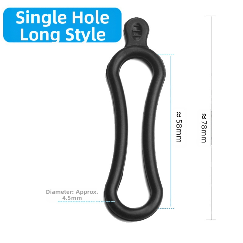 8 formos vamzdinis spaustukas dviračio smūgius sugeriantis žibinto laikiklis universalus žibintuvėlio spaustukas dviračiui, modifikuotas fiksuotas LED žibintuvėlis