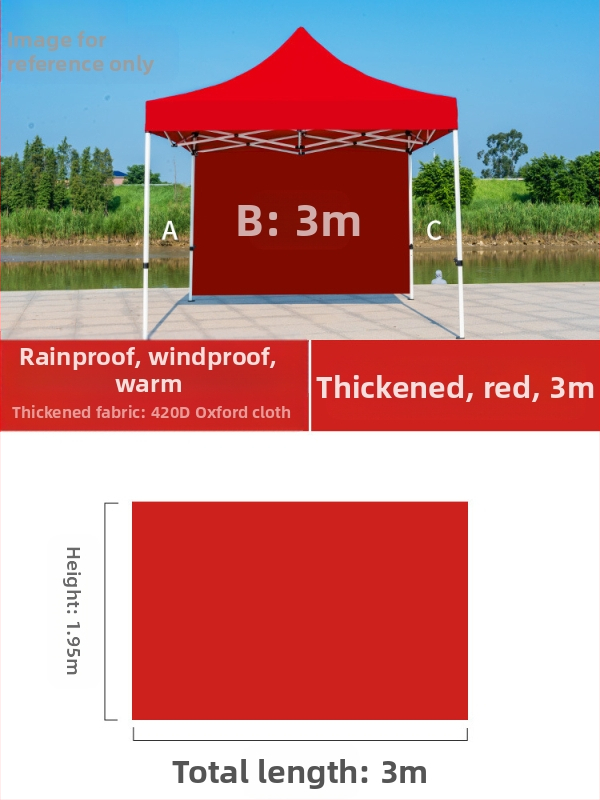 Kültéri négylábú sátorszövet, visszahúzható, négysarkú esernyő, átlátszó esernyőszövet, vastagított, szélálló, vízálló szélállványos ponyva