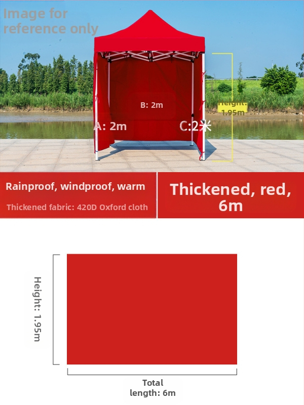 Kültéri négylábú sátorszövet, visszahúzható, négysarkú esernyő, átlátszó esernyőszövet, vastagított, szélálló, vízálló szélállványos ponyva