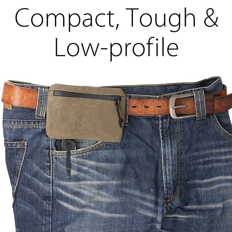 Határokon átnyúló Amazon kültéri kemping övtáska vászon írószer táska hordozható tárolótáska multifunkcionális szerszámtároló