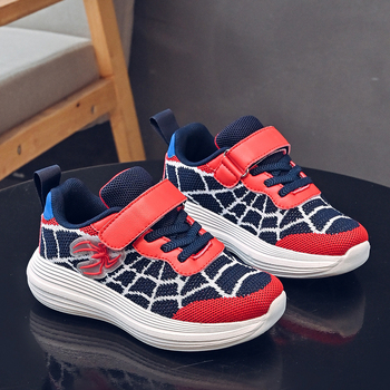 Bērnu apavi no sieta, elpojoši, 2025. gada jauni zēnu apavi, multfilmu apavi, bērnu apavi, pārrobežu tirdzniecība ir izdota.