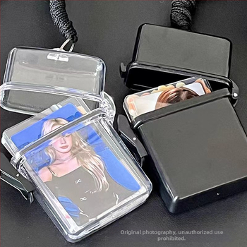 INS στυλ κορεατική έκδοση μικρή κάρτα DIY κουτί καρτών επιτραπέζιο κουτί αποθήκευσης μεγάλης χωρητικότητας κρεμαστό κουτί οργάνωσης φασολιών αγάπης αναδιπλούμενο κάλυμμα ανθεκτικό στη σκόνη