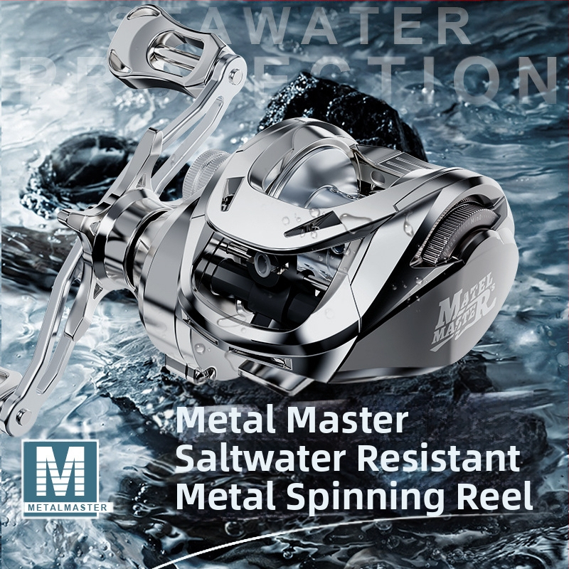 Luya Drop Wheel Pan-Use Wire Cup fekete horgászkerék határokon átnyúló robbanások halkerék 2023 New Metal Master