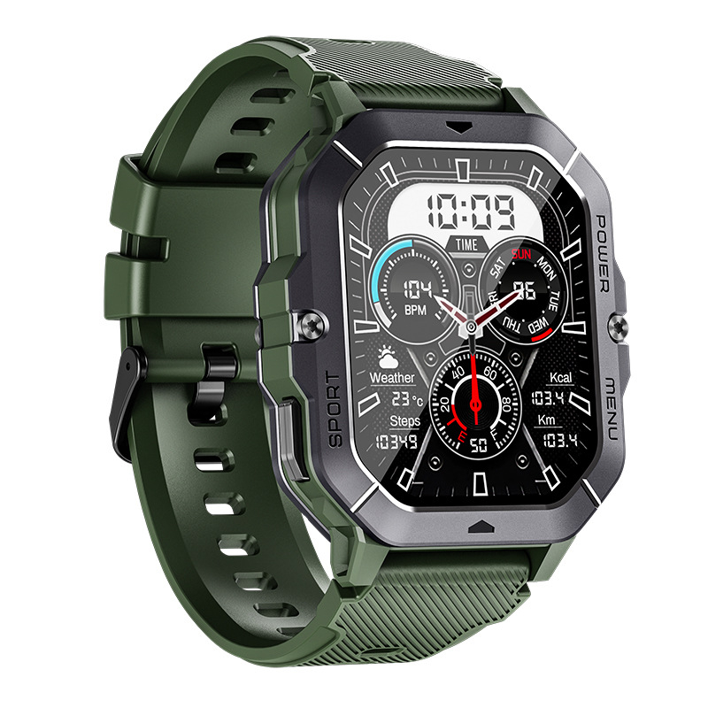 Határokon átnyúló C28 okosóra Bluetooth hívás pulzus alvásmonitorozás információk lépésszámlálás kültéri sportóra