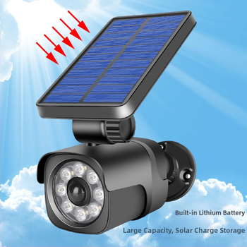 Kameros indukcinis kiemo stebėjimas gatvės apšvietimo modeliavimas sodas netikras žmogaus kūno kamera kiemo šviesos kištukas prožektorius kaip priekinis žibintas