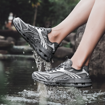Ljetne vanjske cipele za gaženje, velike veličine, lagane, prozračne, ležerne muške cipele, jednostavne, univerzalne, niske, planinarske cipele