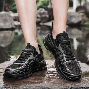Καλοκαιρινά παπούτσια πεζοπορίας για υπαίθριες δραστηριότητες 2024, μεγάλα μεγέθη, ελαφριά, αναπνεύσιμα, casual ανδρικά παπούτσια, απλά, all-match παπούτσια πεζοπορίας, χαμηλά
