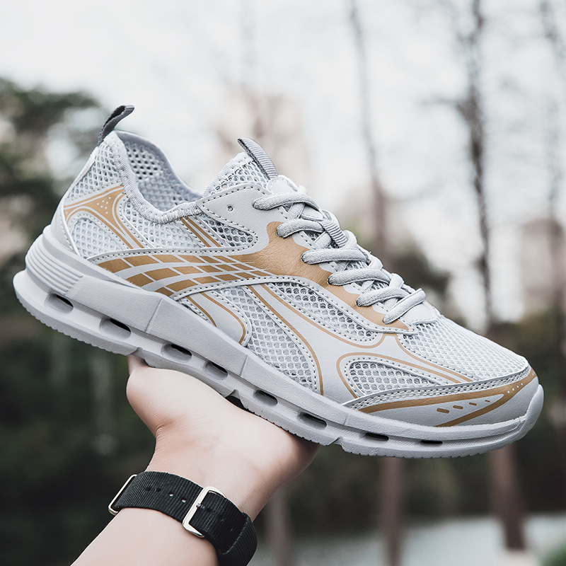 Ljetne vanjske cipele za gaženje, velike veličine, lagane, prozračne, ležerne muške cipele, jednostavne, univerzalne, niske, planinarske cipele