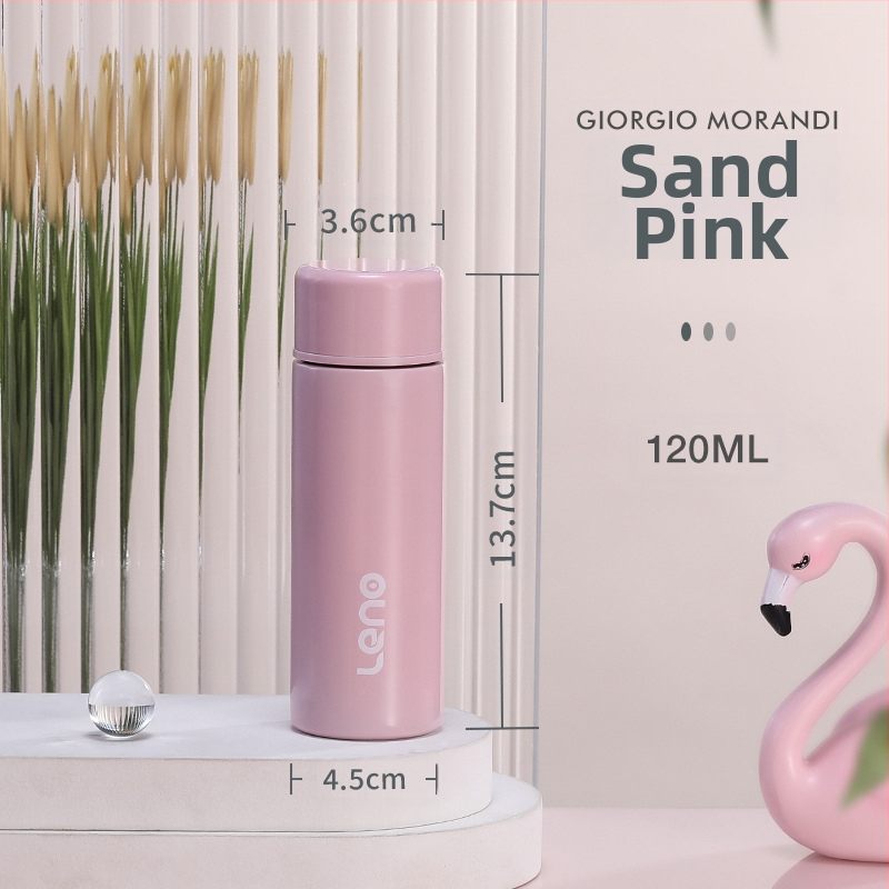 120 ml kõrge välimusega väike sirge tass üliõpilase ühiselamu 304 roostevabast terasest vaakumtops mini veetops naistele kaasaskantav taskutops