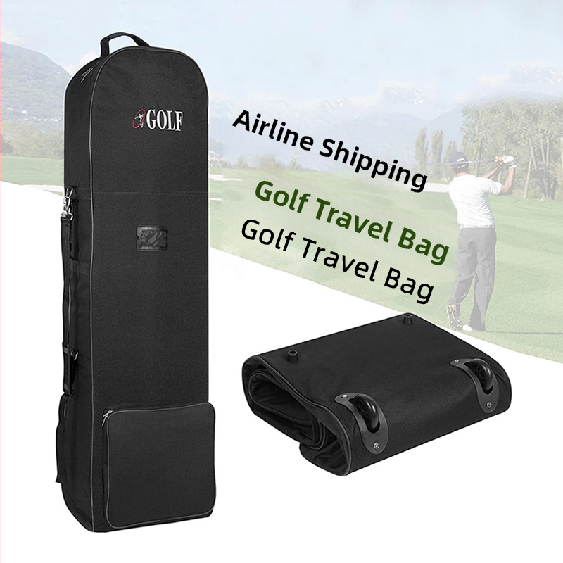 Határokon átnyúló, népszerű valuta, golf, repülős táska, repülőgép feladott táska, golftáska védőhuzat, összecsukható ütőtáska huzat