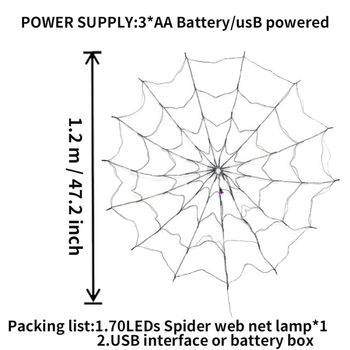 Tarpvalstybinės Helovino dekoracijos, šviesos stygos, LED siaubo atmosferos išdėstymas, voratinklio vaiduoklių festivalis, nuotolinio valdymo dekoratyvinės lemputės
