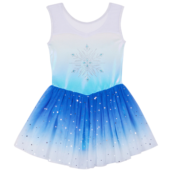 Ρούχα Γυμναστικής για Κορίτσια σε Διασυνοριακό Χώρο, Ρούχα Γυμναστικής για Παιδιά με Χάλκινο Χρώμα, Φούστα από Σιφόν, Ρούχα Χορού για Κορίτσια με Μονόκερο, Ρούχα Πρακτικής