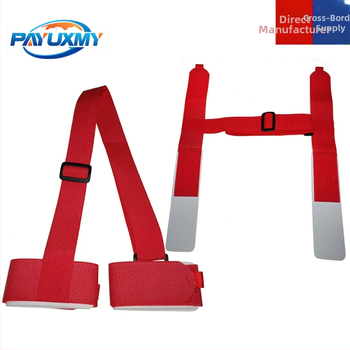 Laos olev piiriülene suusarihm, kaasaskantav kahekordse lumelaua suusarihm, fikseeritud rihm, kelgurihm, reguleeritav kelgurihm