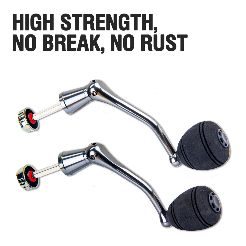 Horgász orsó hajtókar fém CNC billenőkar forgó kerék tartozékok EVA markolat orsó fogantyú horgász orsó tartozékok határokon átnyúló