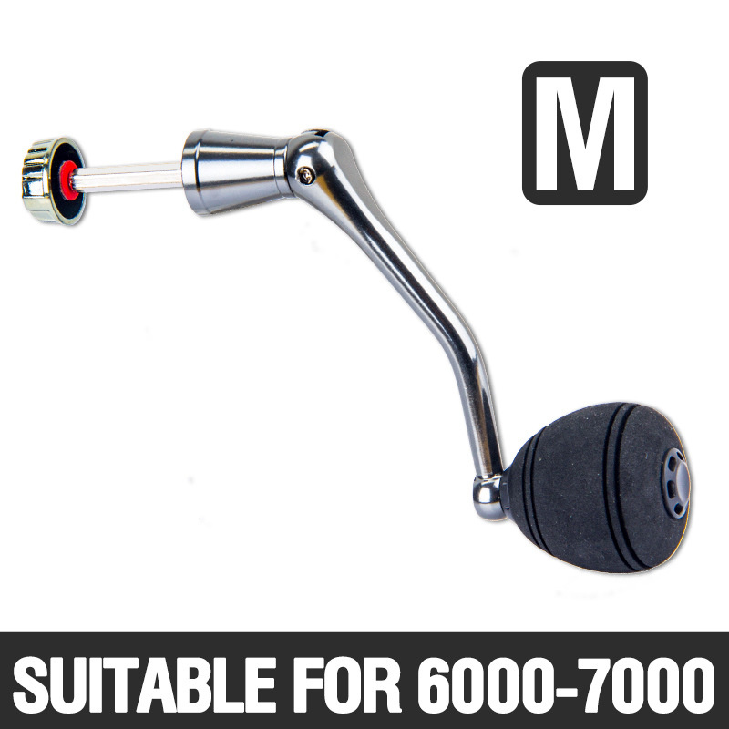 Horgász orsó hajtókar fém CNC billenőkar forgó kerék tartozékok EVA markolat orsó fogantyú horgász orsó tartozékok határokon átnyúló