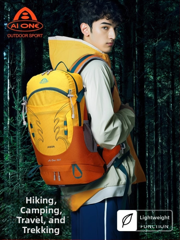 Aiwangi õues ronimiseks mõeldud kott, millel on riputatud seljaosa, veekindel meeste ja naiste telkimis-, matka- ja jalgrattasõidu seljakott 30L