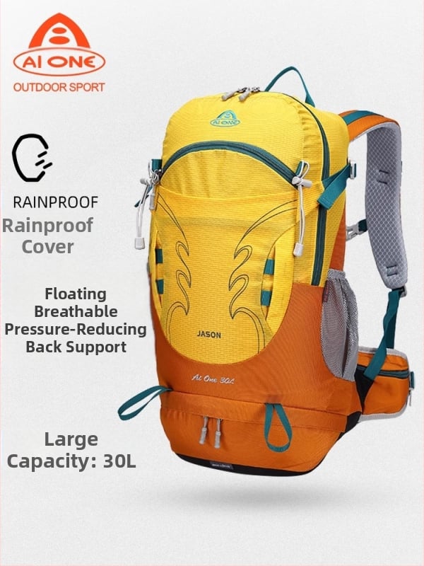 Aiwangi õues ronimiseks mõeldud kott, millel on riputatud seljaosa, veekindel meeste ja naiste telkimis-, matka- ja jalgrattasõidu seljakott 30L