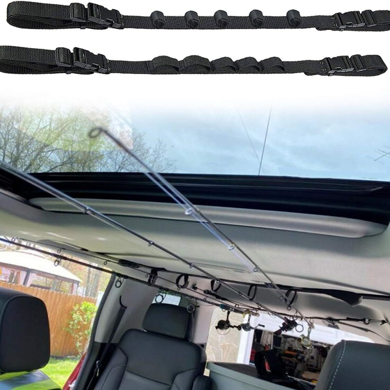 Autosse kinnitatav Luya õngekonks Multifunktsionaalne takjapaelaga sidumisrihm Kaasaskantav kalastusrest Autosse kinnitatav Üldotstarbeline kalastusvarustuse lisatarvikud