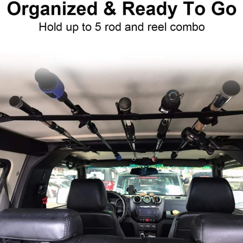 Autosse kinnitatav Luya õngekonks Multifunktsionaalne takjapaelaga sidumisrihm Kaasaskantav kalastusrest Autosse kinnitatav Üldotstarbeline kalastusvarustuse lisatarvikud