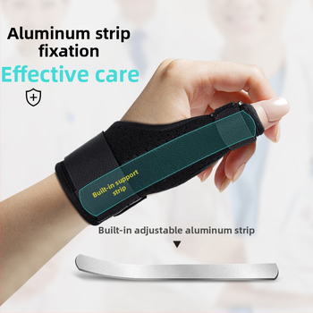 Nykščio apsaugos rankovė, sportinė pirštų sąnario riešo apsauga, plieninės plokštės atrama nuo patempimo, delno apsauga, didmeninė prekyba