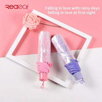 Átlátszó összecsukható esernyő cseresznyevirág mintás átlátszó kameraesernyő 8 csontos logós reklámesernyő megerősített szélálló tartós esőálló kettős felhasználású esernyő