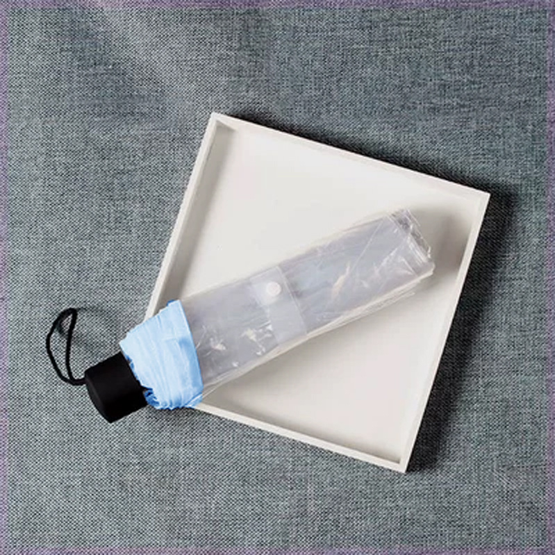 Átlátszó összecsukható esernyő cseresznyevirág mintás átlátszó kameraesernyő 8 csontos logós reklámesernyő megerősített szélálló tartós esőálló kettős felhasználású esernyő