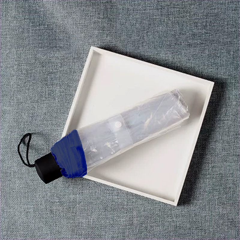 Átlátszó összecsukható esernyő cseresznyevirág mintás átlátszó kameraesernyő 8 csontos logós reklámesernyő megerősített szélálló tartós esőálló kettős felhasználású esernyő