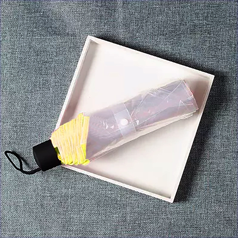 Átlátszó összecsukható esernyő cseresznyevirág mintás átlátszó kameraesernyő 8 csontos logós reklámesernyő megerősített szélálló tartós esőálló kettős felhasználású esernyő