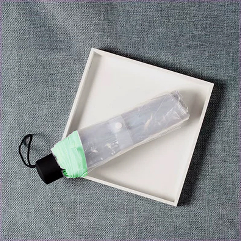 Átlátszó összecsukható esernyő cseresznyevirág mintás átlátszó kameraesernyő 8 csontos logós reklámesernyő megerősített szélálló tartós esőálló kettős felhasználású esernyő