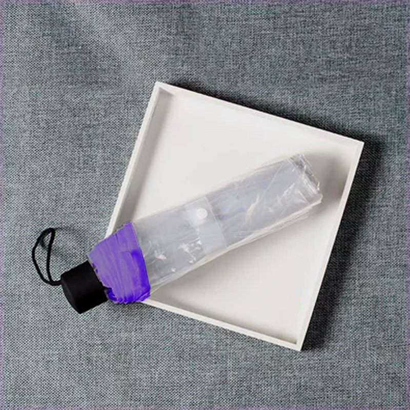 Átlátszó összecsukható esernyő cseresznyevirág mintás átlátszó kameraesernyő 8 csontos logós reklámesernyő megerősített szélálló tartós esőálló kettős felhasználású esernyő